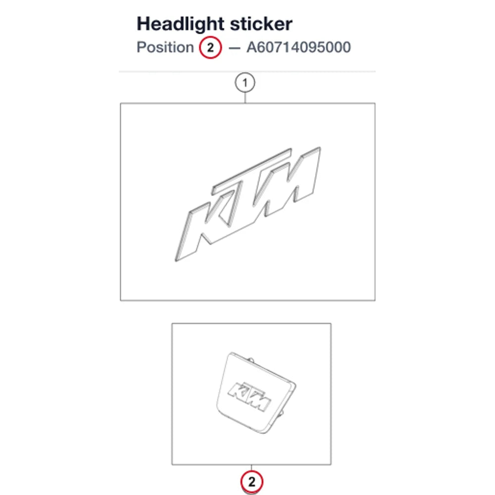 Headlight sticker