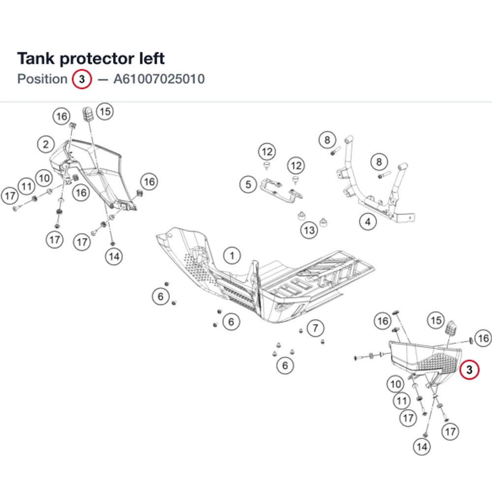 Tank protector left