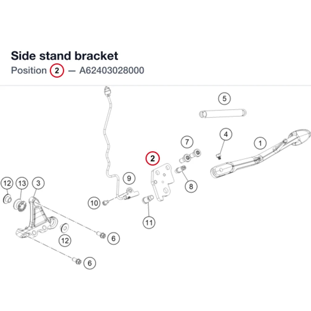 Side stand bracket