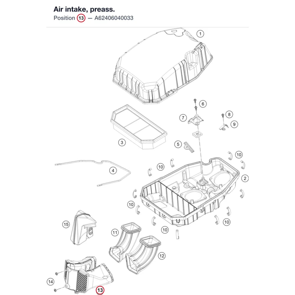Air intake, preass.