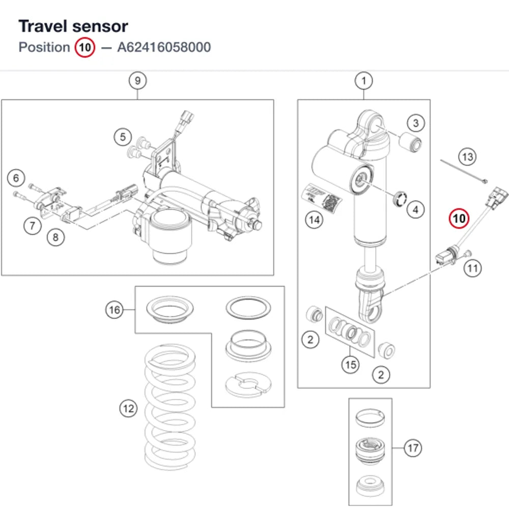 Travel sensor