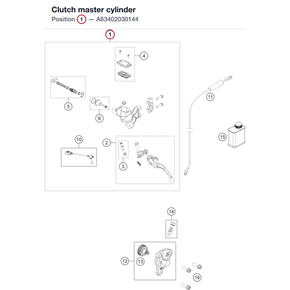 Clutch master cylinder