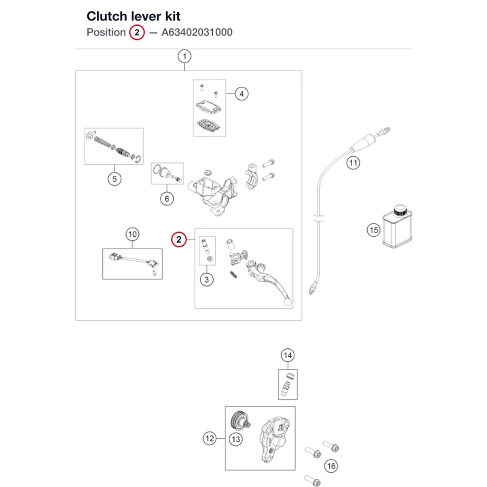 Clutch lever kit