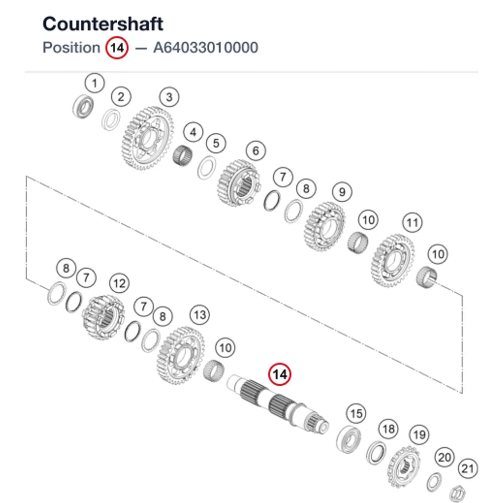 Countershaft