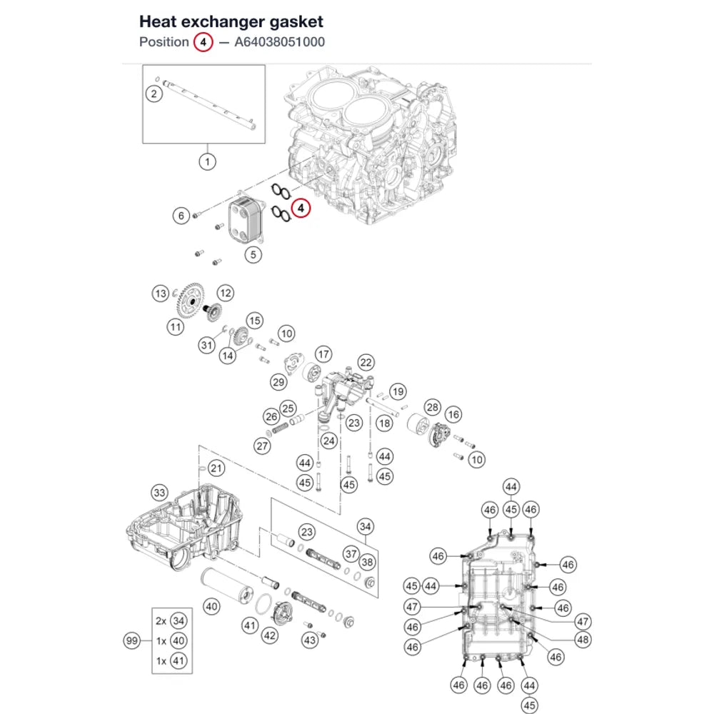 Heat exchanger gasket