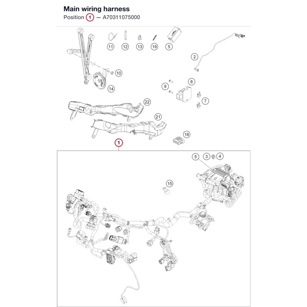 Main wiring harness