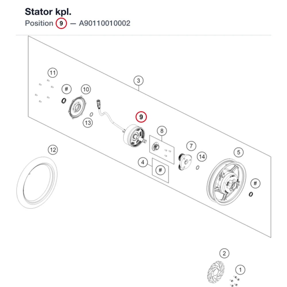 Stator kpl.