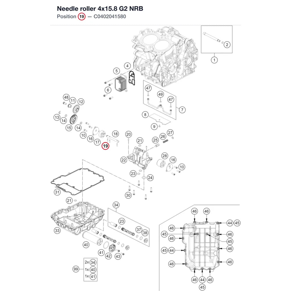 Needle roller 4x15.8 G2 NRB