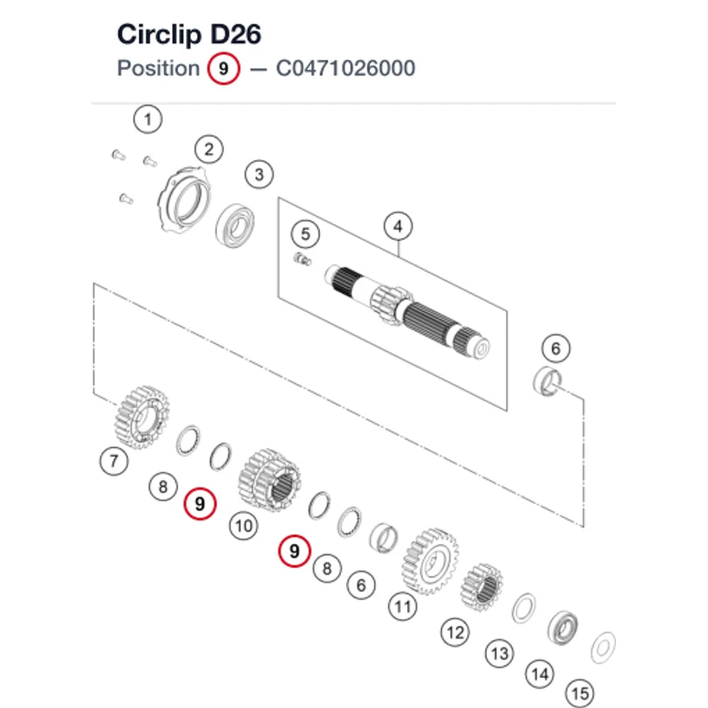 Circlip D26
