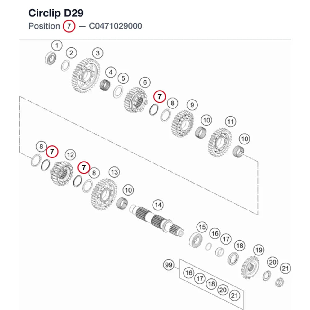 Circlip D29
