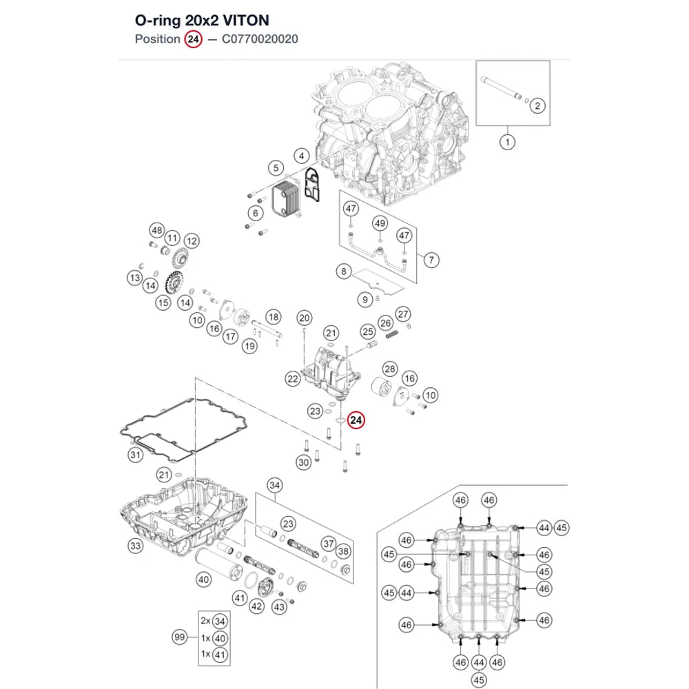 O-ring 20x2 VITON