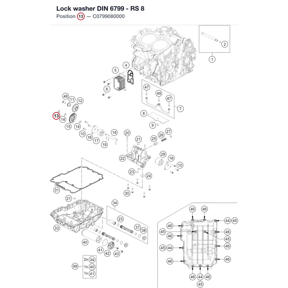 Lock washer DIN 6799 - RS 8