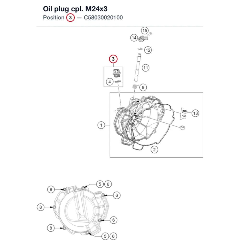 Oil plug cpl. M24x3