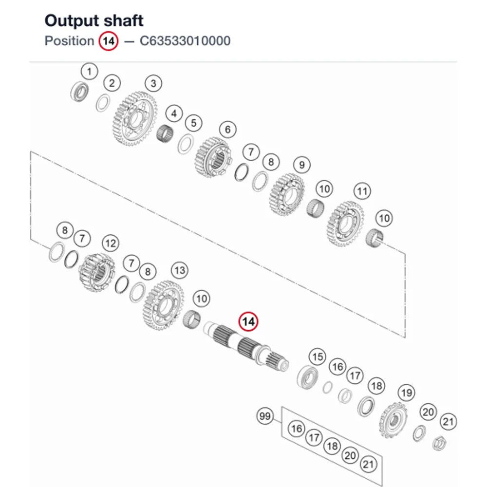 Output shaft