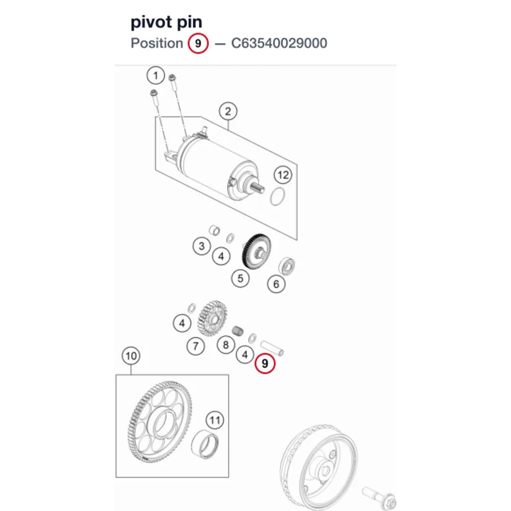 pivot pin