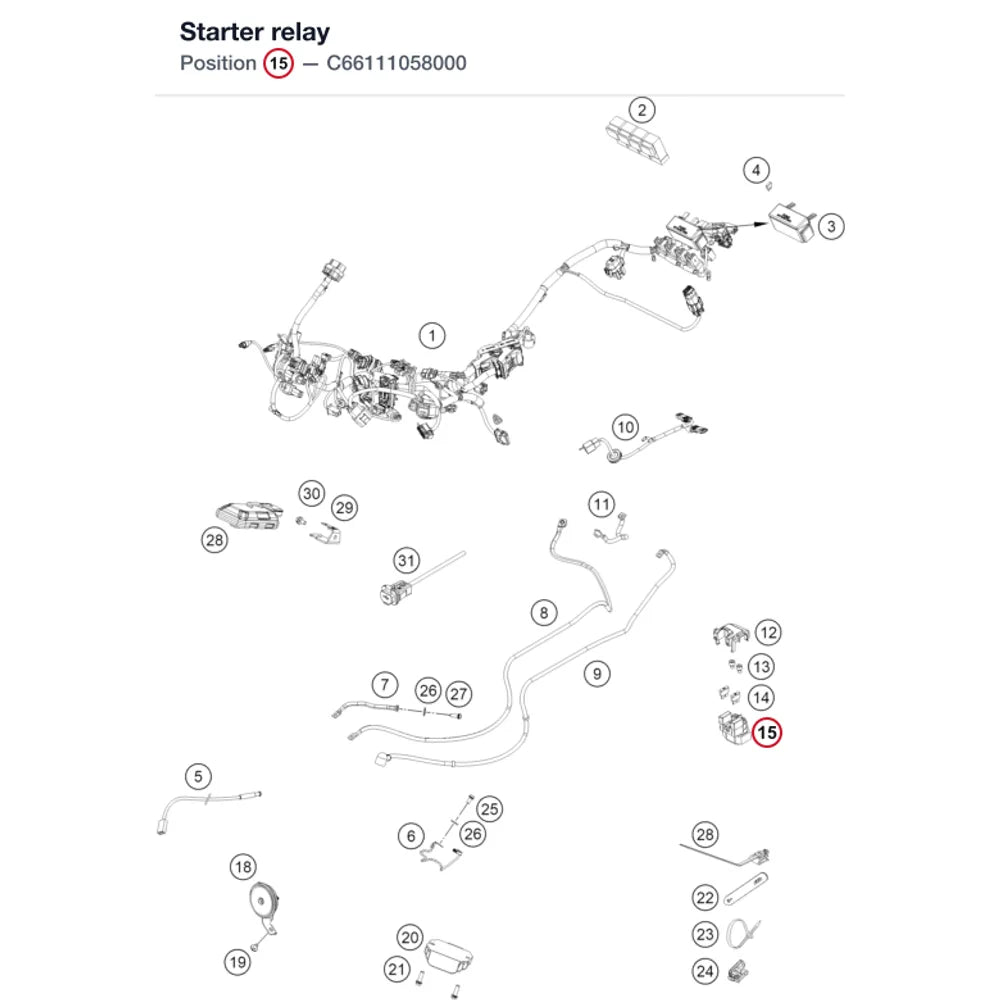 Starter relay