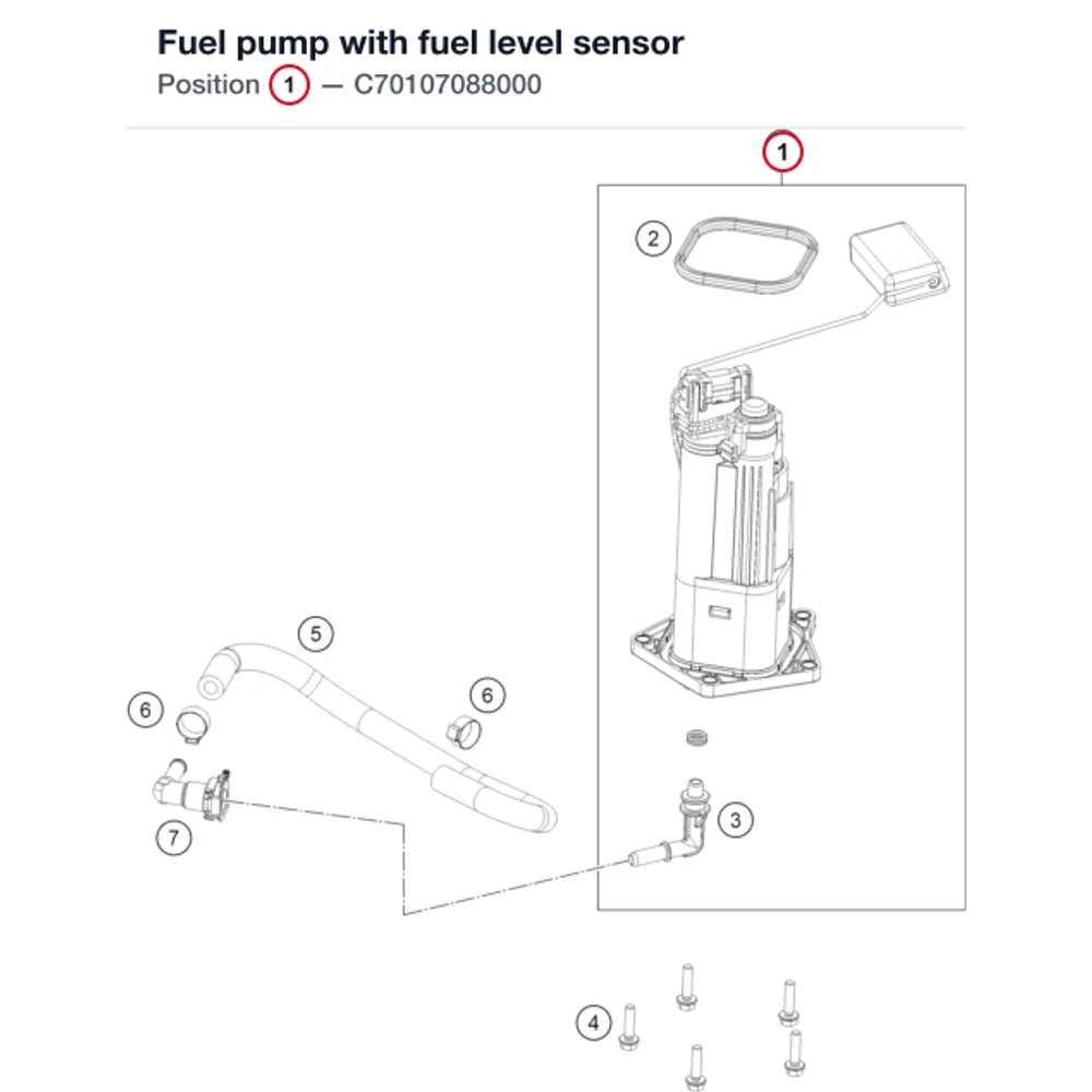 Fuel pump with fuel level sensor