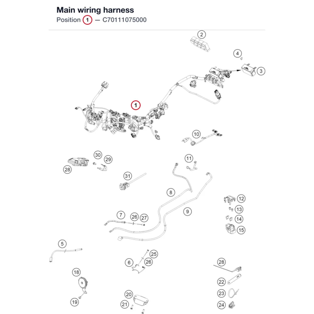 Main wiring harness