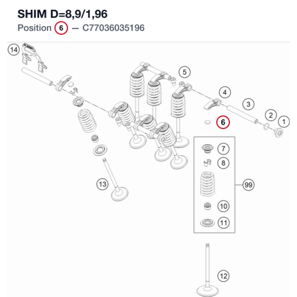 SHIM D=8,9/1,96