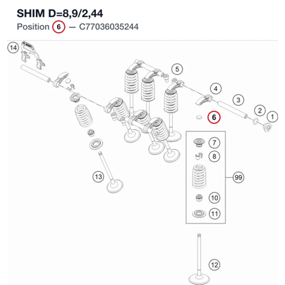 SHIM D=8,9/2,44