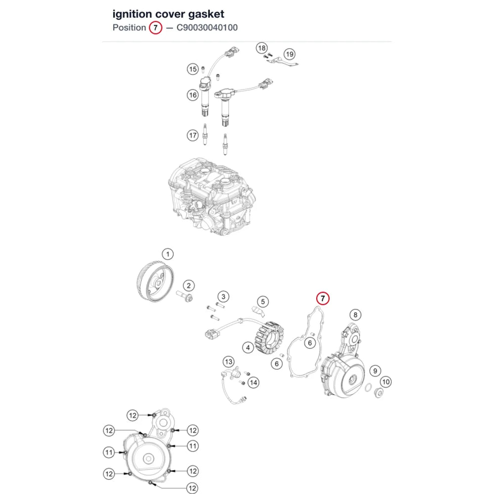 ignition cover gasket