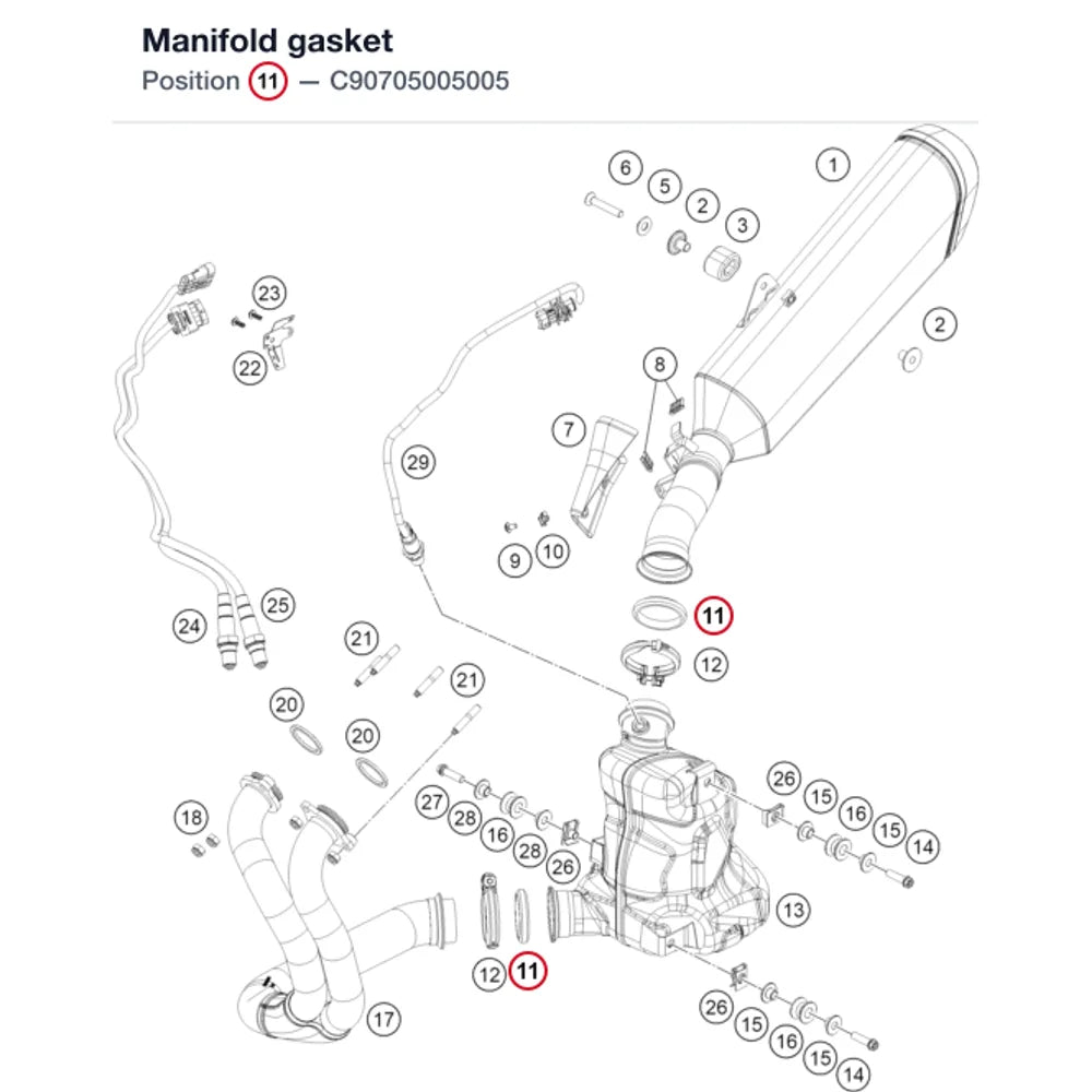 Manifold gasket