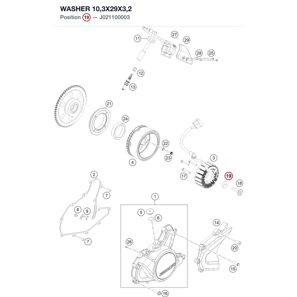 WASHER 10,3X29X3,2
