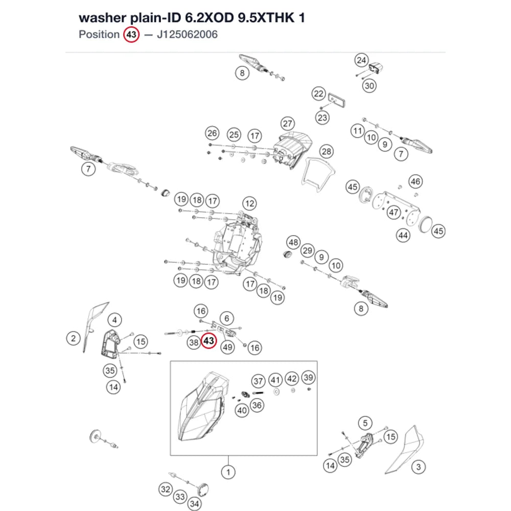 washer plain-ID 6.2XOD 9.5XTHK 1