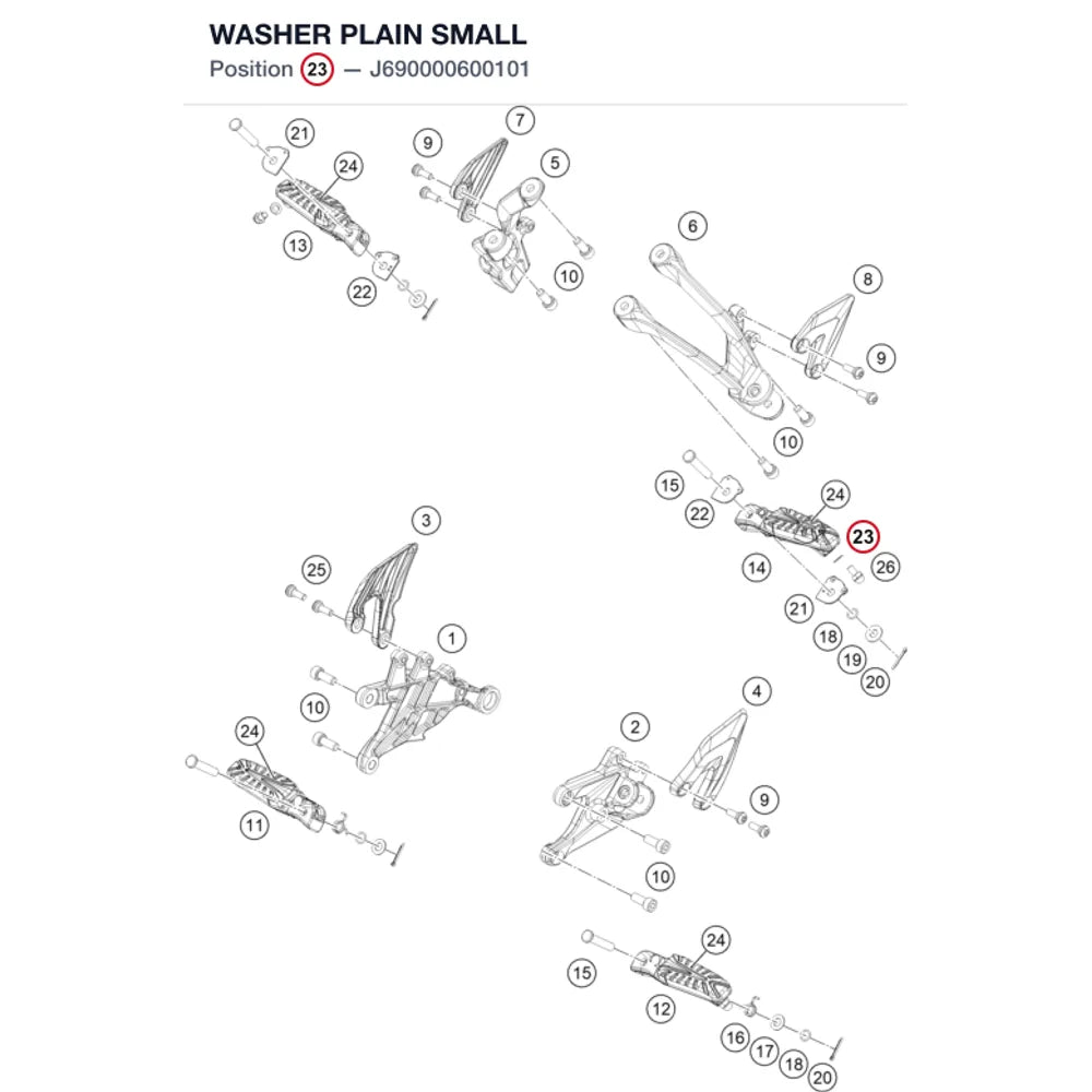 WASHER PLAIN SMALL