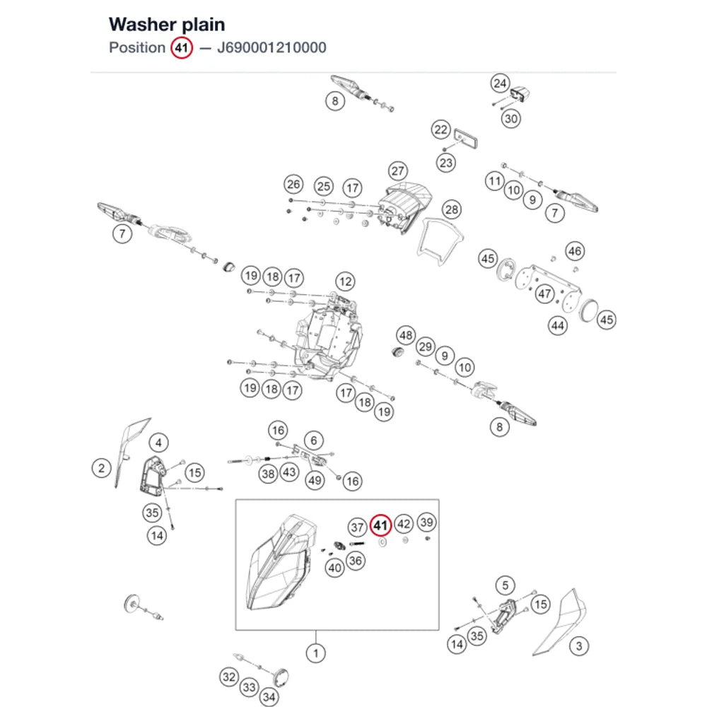 Washer plain