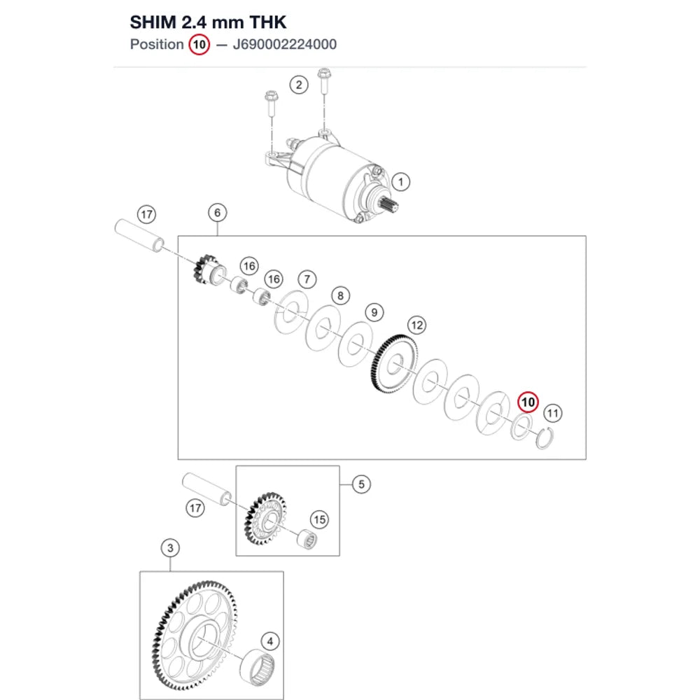 SHIM 2.4 mm THK