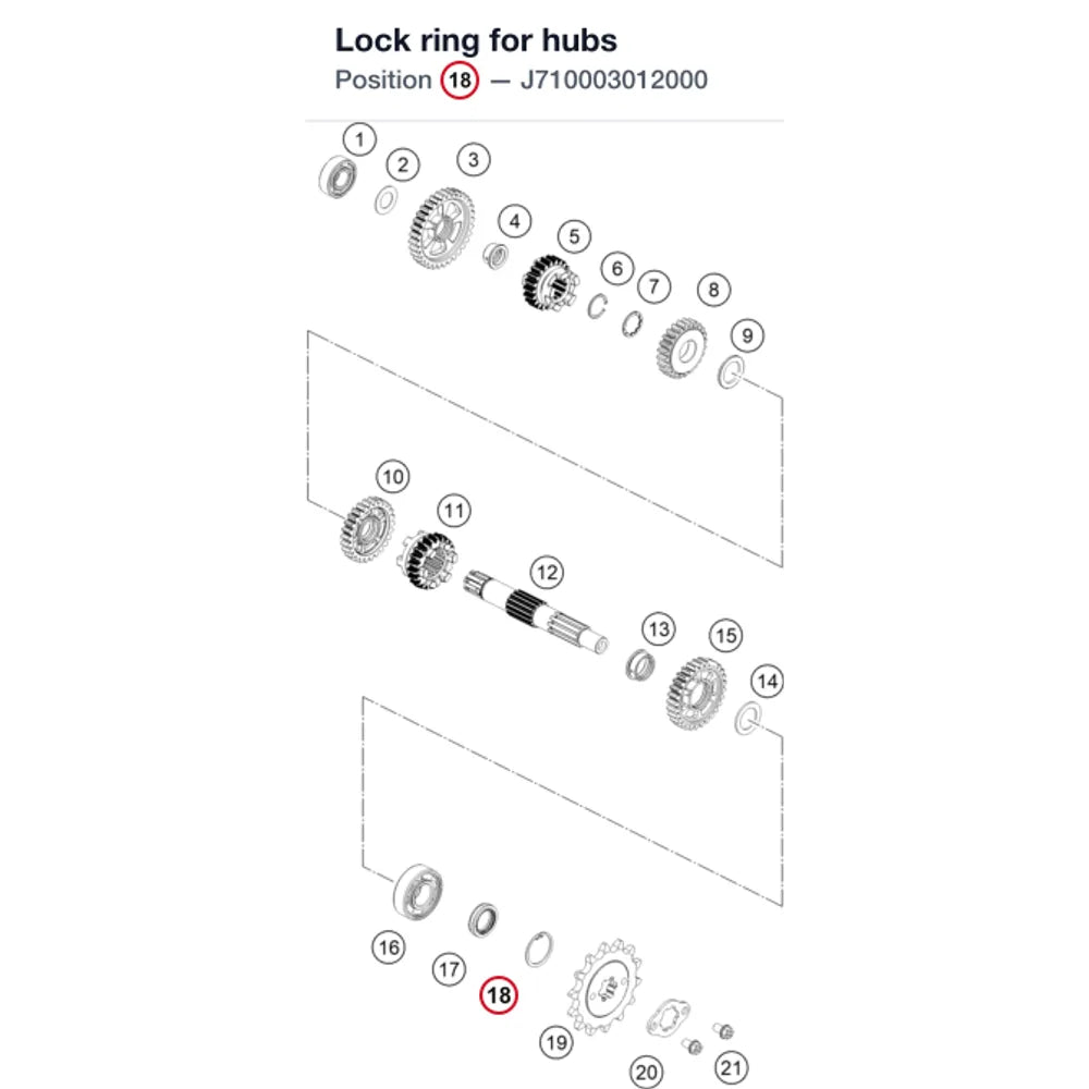 Lock ring for hubs