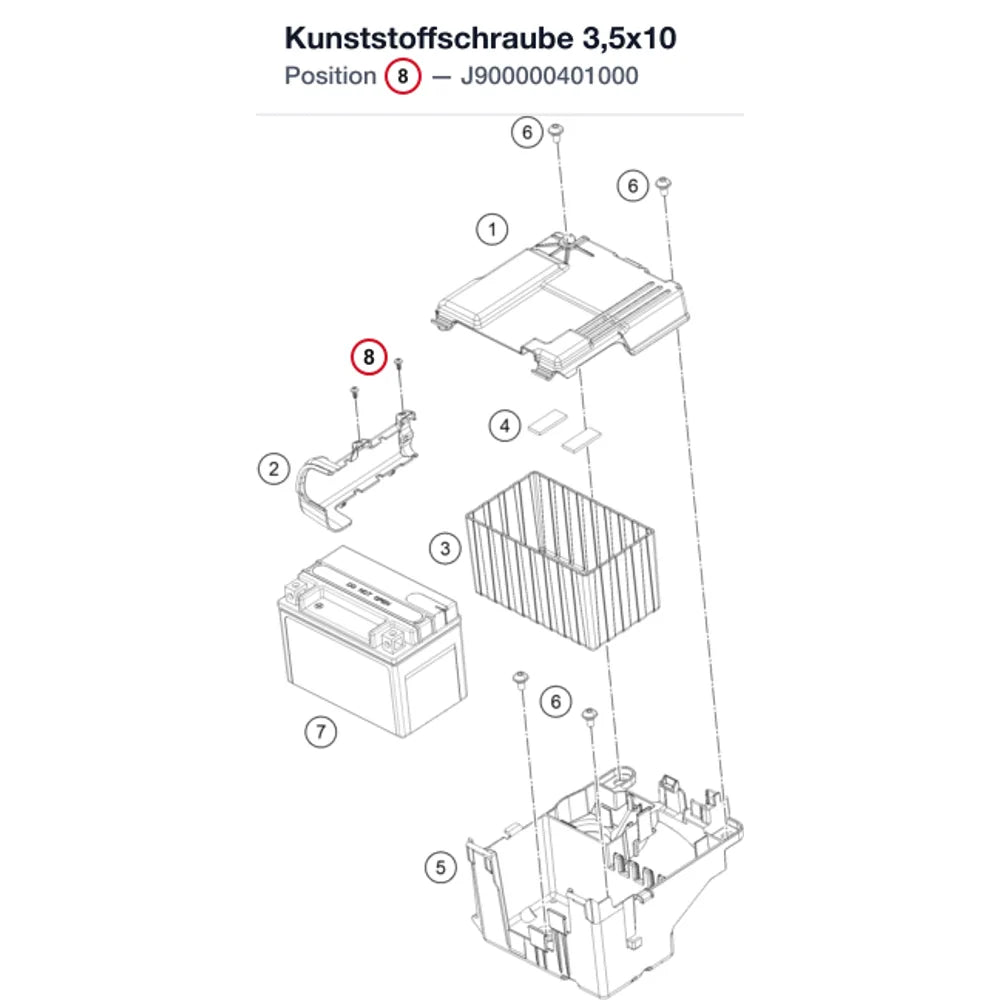 Kunststoffschraube 3,5x10