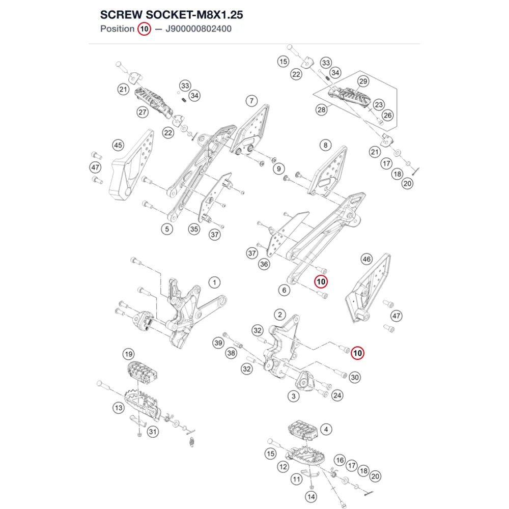 SCREW SOCKET-M8X1.25