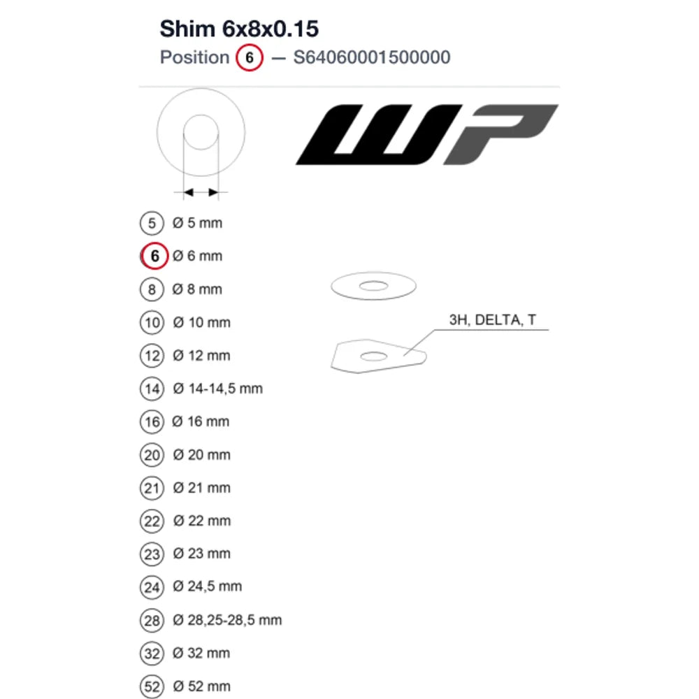 Shim 6x8x0.15