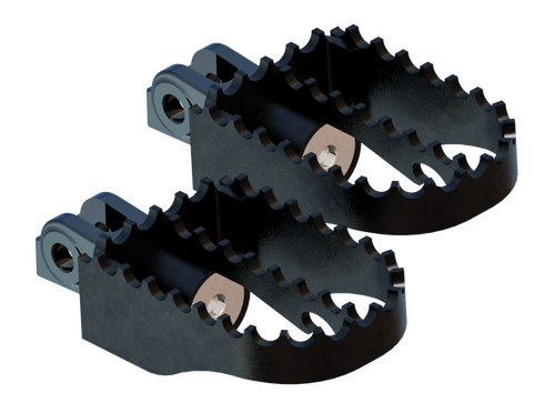 MX STYLE STYLE FOOT PEGS RIDER BLACK – SKU: 750-05858