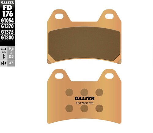 BRAKE PADS SINTERED FD176G1370