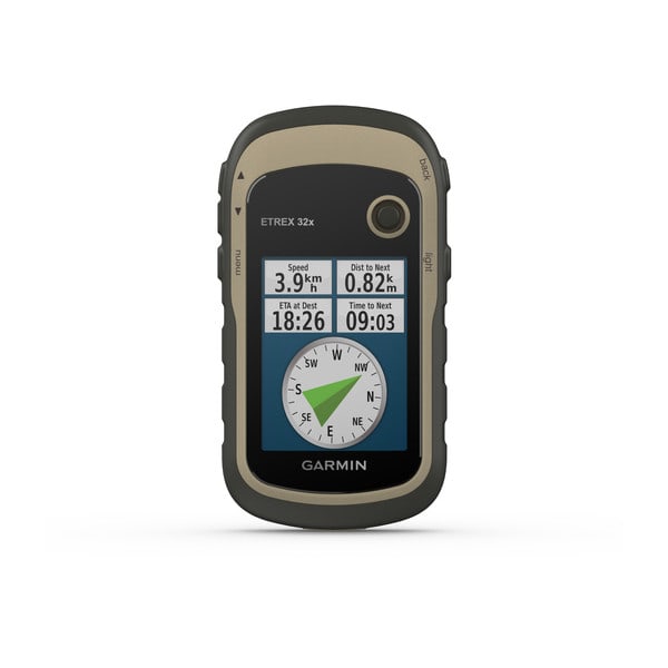 Garmin eTrex 32x – Rugged Handheld GPS with Compass and Barometric Altimeter – product view (010-02257-00)