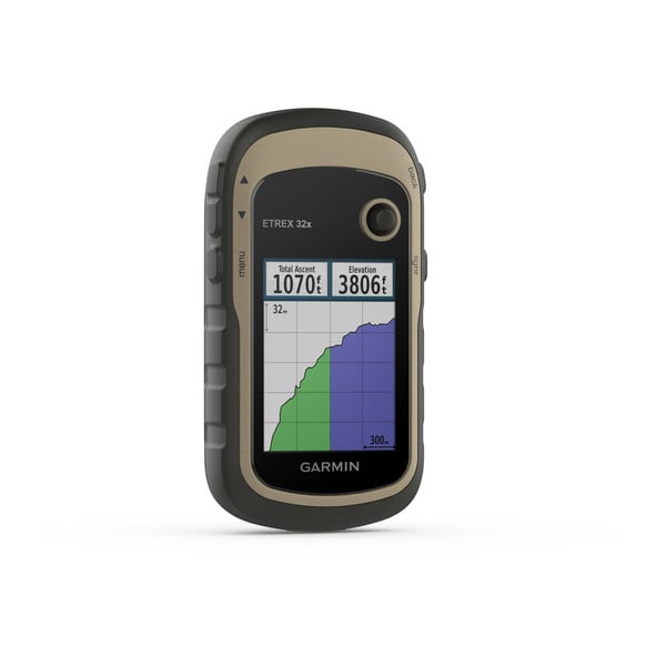 Garmin eTrex 32x – Rugged Handheld GPS with Compass and Barometric Altimeter – product view (010-02257-00)
