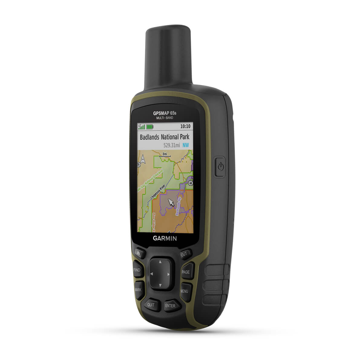 Garmin GPSMAP 65s – Multi-Band GPS Handheld with Sensors – product view (010-02451-10)