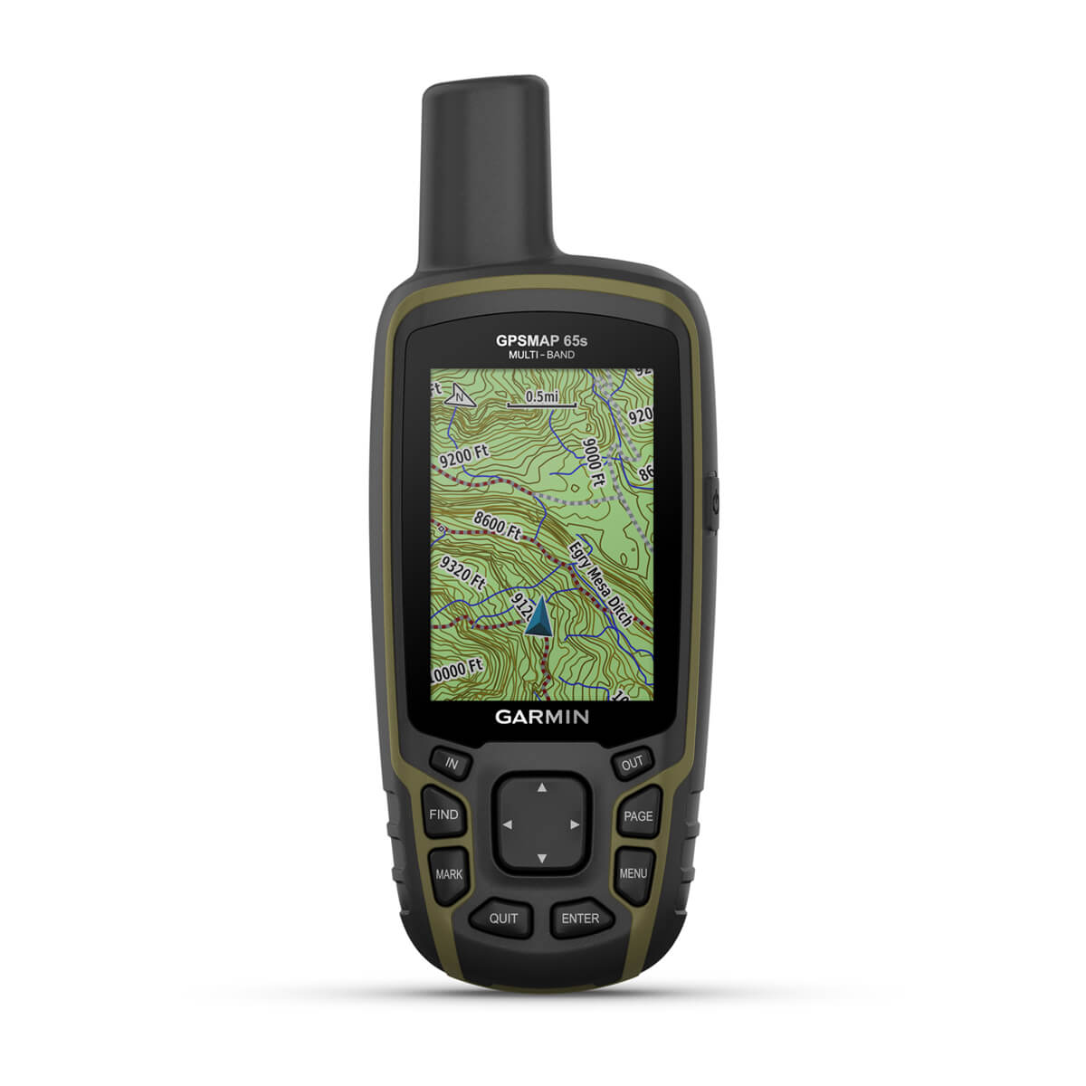Garmin GPSMAP 65s – Multi-Band GPS Handheld with Sensors – product view (010-02451-10)
