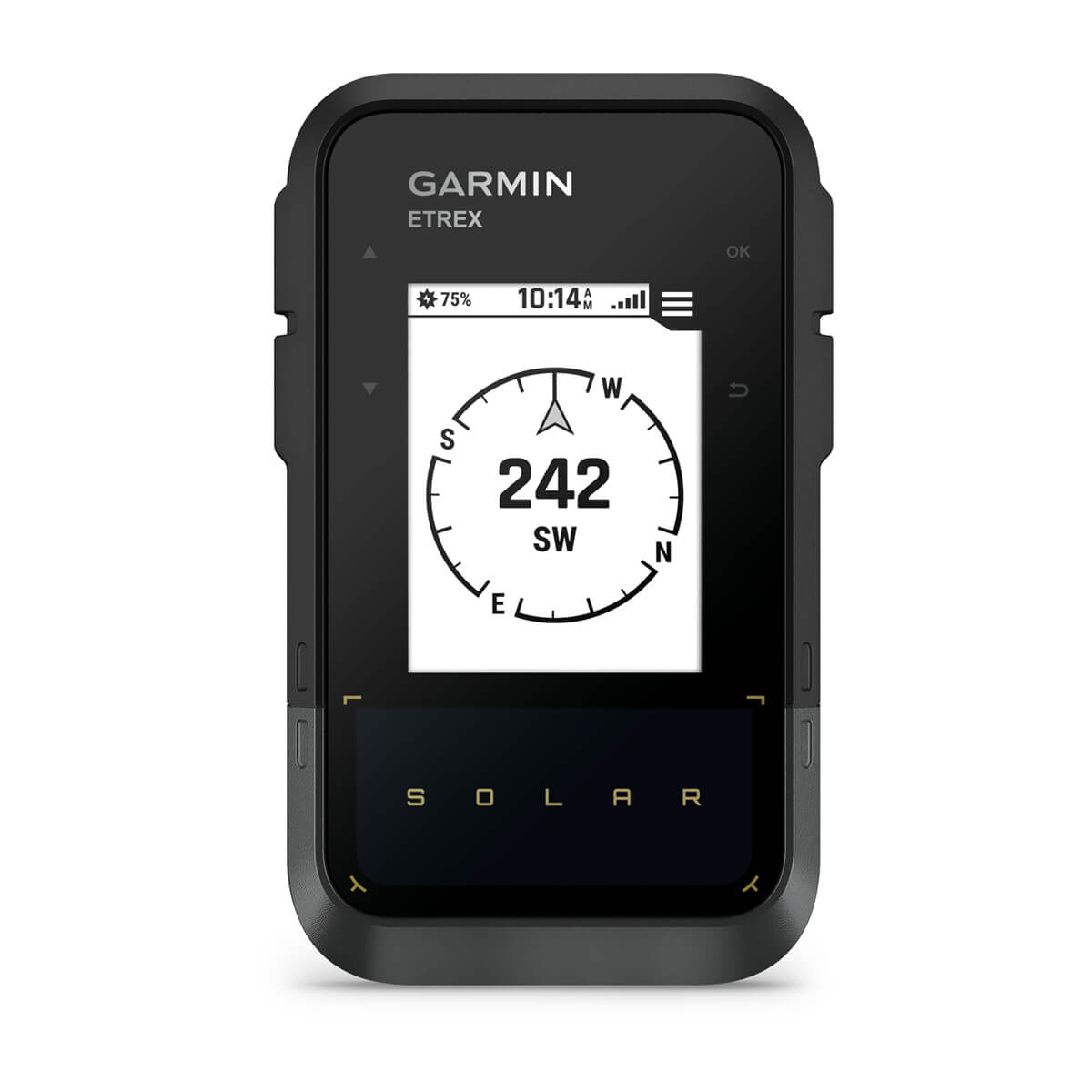 Garmin eTrex Solar – Solar Powered GPS Handheld Navigator – detail view 3 (010-02782-00)