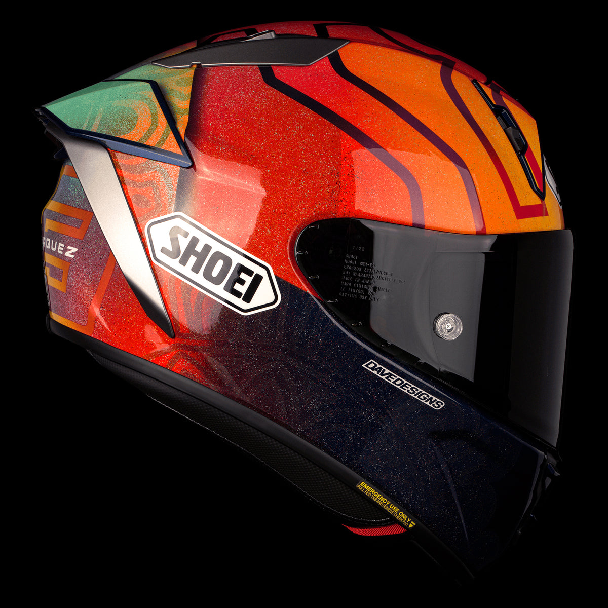 SHOEI X-Fifteen Marquez Holi
