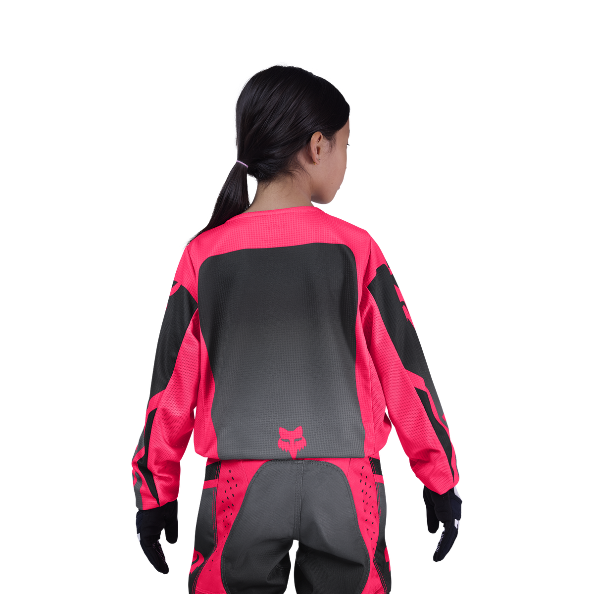 Youth Girls 180 Shield Jersey – Black/Pink