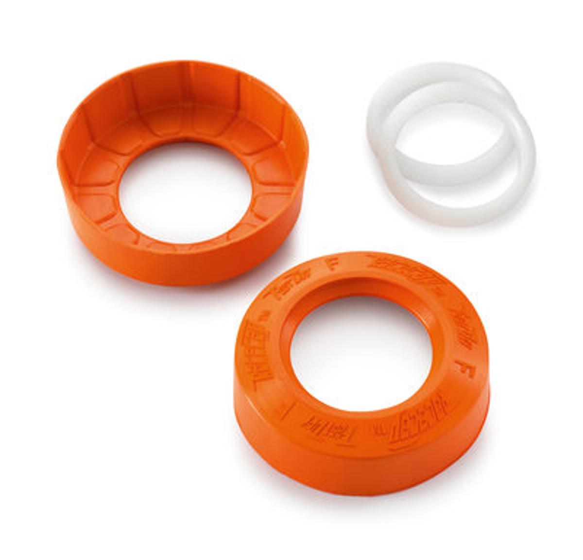 KTM Wheel Bearing Protection Cap Kit – Electronic Orange (79609915000EB)