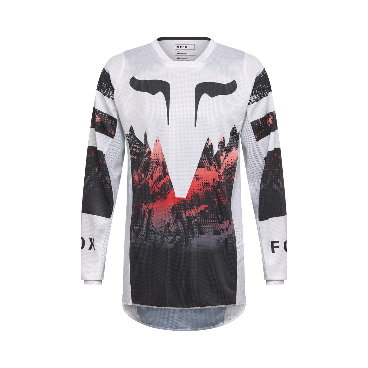 180 Kairos Jersey – White/Florescent Red