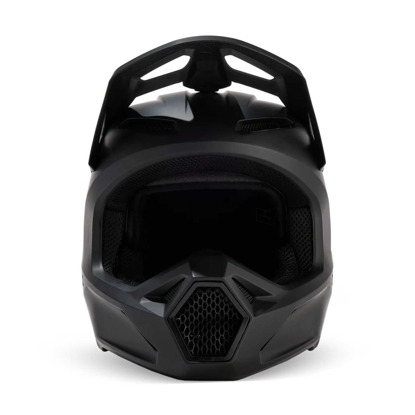 FOX Youth V1 Matte Black Helmet