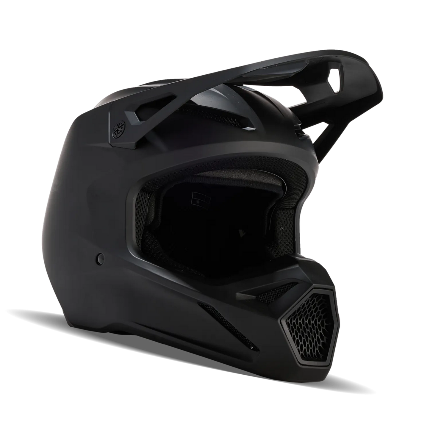 FOX Youth V1 Matte Black Helmet