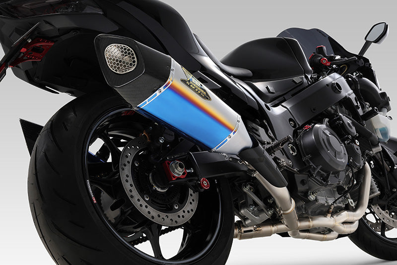 Yoshimura R-11SQ-R Titanium Full Exhaust for Suzuki Hayabusa – product view (110-592-A16G0)