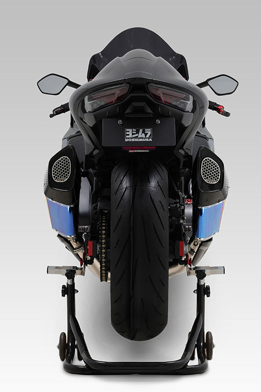 Yoshimura R-11SQ-R Titanium Full Exhaust for Suzuki Hayabusa – product view (110-592-A16G0)